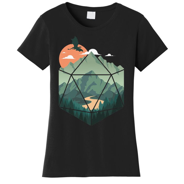 Fantasy Art Nerdy Gaming Geeky Gamer Women's T-Shirt