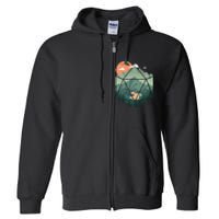 Fantasy Art Nerdy Gaming Geeky Gamer Full Zip Hoodie