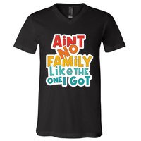 Funny Aint No Family Like The One I Got V-Neck T-Shirt