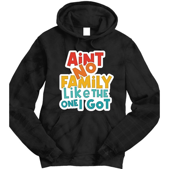 Funny Aint No Family Like The One I Got Tie Dye Hoodie