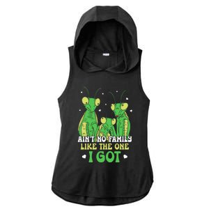 Funny Aint No Family Like The One I Got Ladies PosiCharge Tri-Blend Wicking Draft Hoodie Tank