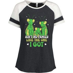 Funny Aint No Family Like The One I Got Enza Ladies Jersey Colorblock Tee