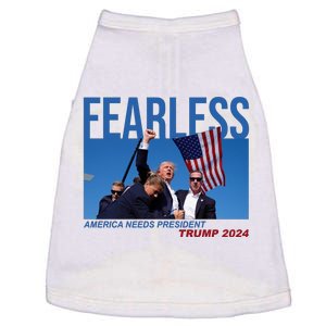 Fearless America Needs President Trump 2024 Doggie Tank