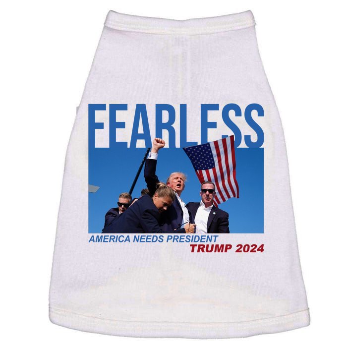 Fearless America Needs President Trump 2024 Doggie Tank