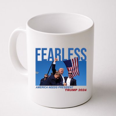 Fearless America Needs President Trump 2024 Coffee Mug