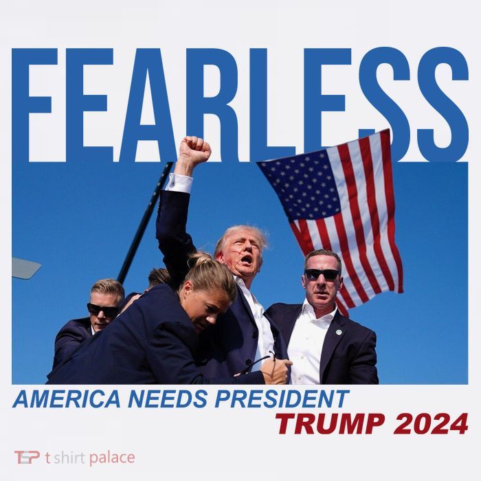 Fearless America Needs President Trump 2024 Premium T-Shirt