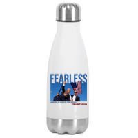 Fearless America Needs President Trump 2024 Stainless Steel Insulated Water Bottle