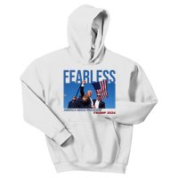 Fearless America Needs President Trump 2024 Kids Hoodie