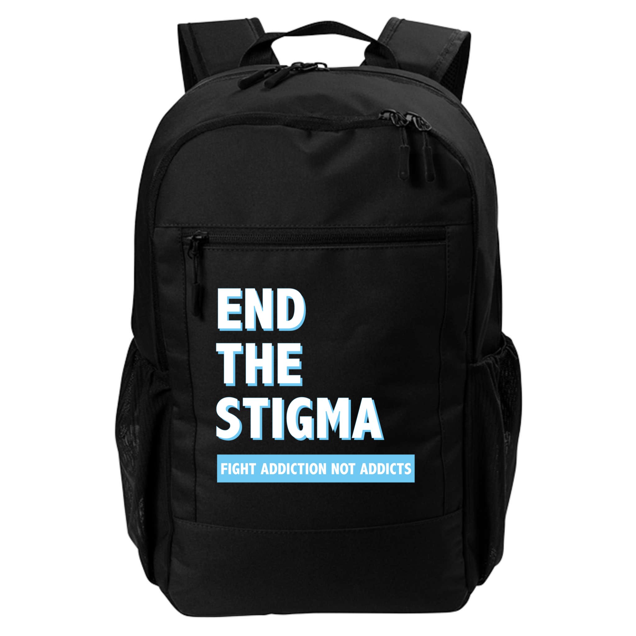 Fight Addiction Not Addicts End The Stigma Awareness Gift Backpack