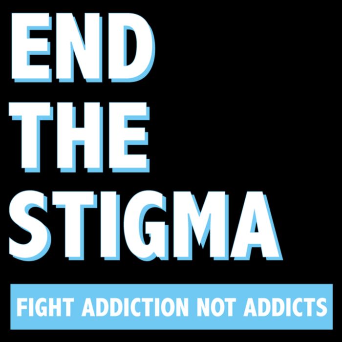 Fight Addiction Not Addicts End The Stigma Awareness Gift Backpack