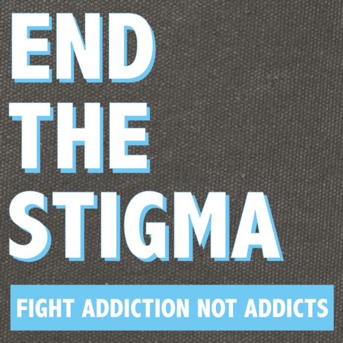 Fight Addiction Not Addicts End The Stigma Awareness Gift Cotton Canvas Backpack