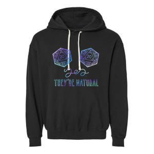 Fantasy Art Nerdy Gaming Yes Theyre Natural Garment-Dyed Fleece Hoodie