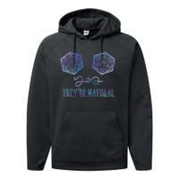 Fantasy Art Nerdy Gaming Yes Theyre Natural Performance Fleece Hoodie