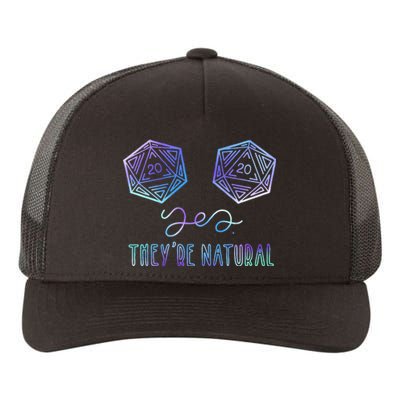 Fantasy Art Nerdy Gaming Yes Theyre Natural Yupoong Adult 5-Panel Trucker Hat