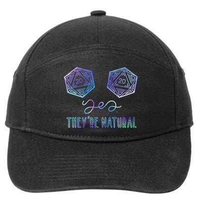 Fantasy Art Nerdy Gaming Yes Theyre Natural 7-Panel Snapback Hat