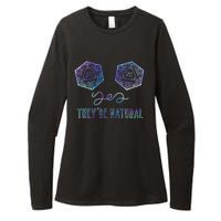 Fantasy Art Nerdy Gaming Yes Theyre Natural Womens CVC Long Sleeve Shirt