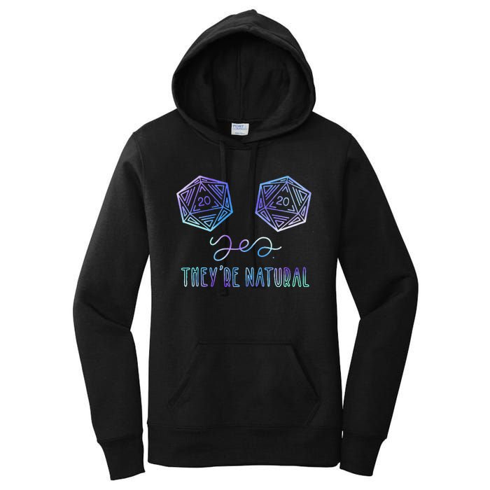 Fantasy Art Nerdy Gaming Yes Theyre Natural Women's Pullover Hoodie