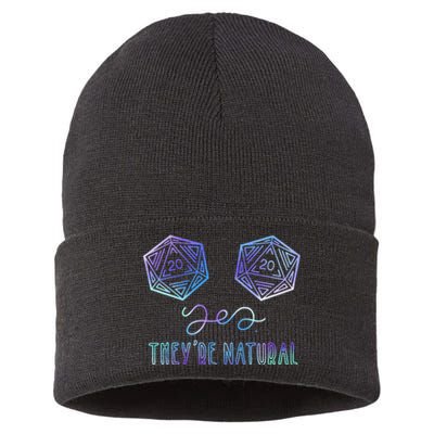 Fantasy Art Nerdy Gaming Yes Theyre Natural Sustainable Knit Beanie