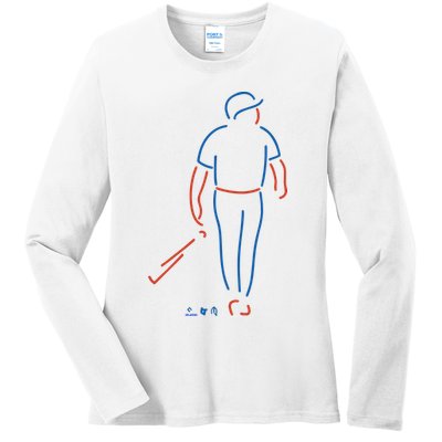 Francisco Alvarez Neon Por Que No Ladies Long Sleeve Shirt