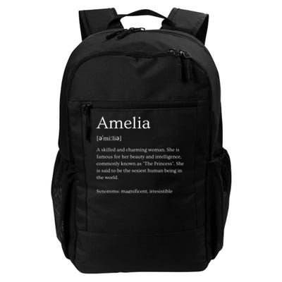 Funny Amelia Name Meaning Gift Daily Commute Backpack