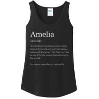 Funny Amelia Name Meaning Gift Ladies Essential Tank