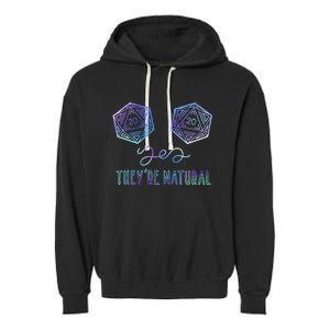 Fantasy Art Nerdy Gaming Yes Theyre Natural Garment-Dyed Fleece Hoodie