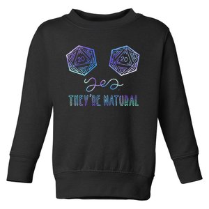 Fantasy Art Nerdy Gaming Yes Theyre Natural Toddler Sweatshirt