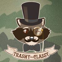 Fancy Trashy Classy Raccoon Legacy Tie Dye Trucker Hat