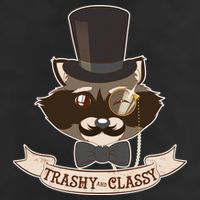 Fancy Trashy Classy Raccoon Cool Comfort Performance Bucket Hat
