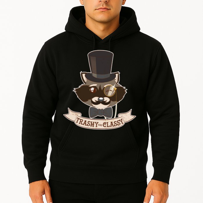 Fancy Trashy Classy Raccoon Hoodie