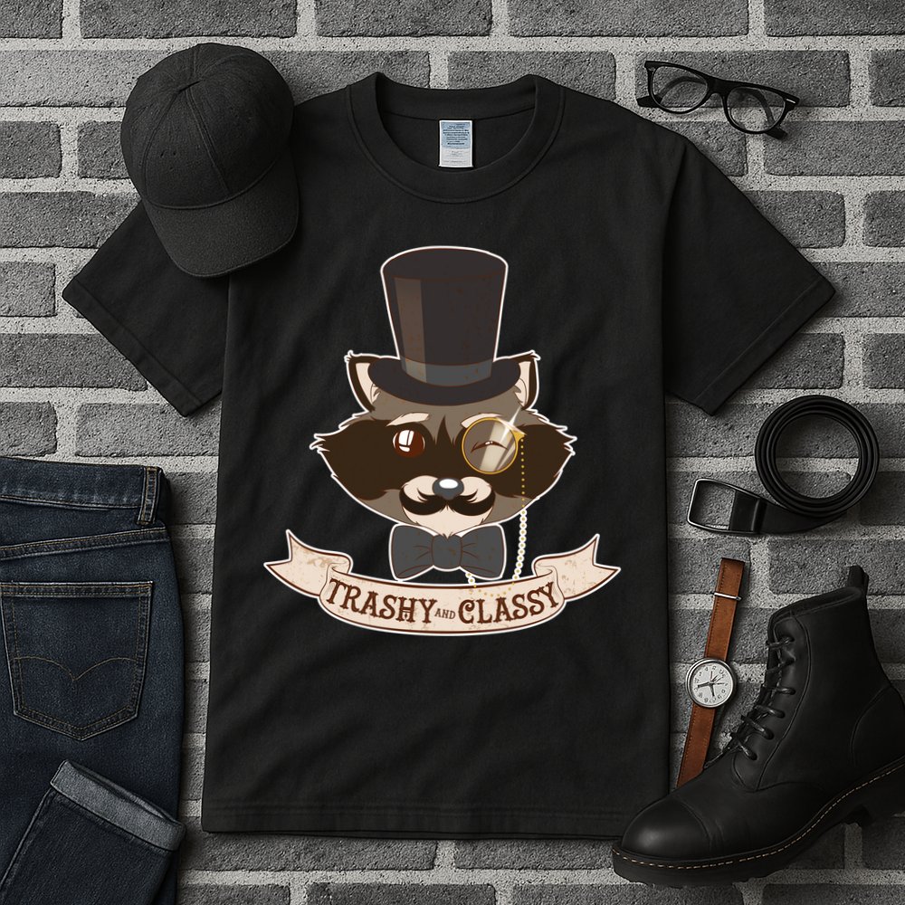 Fancy Trashy Classy Raccoon Tall T-Shirt