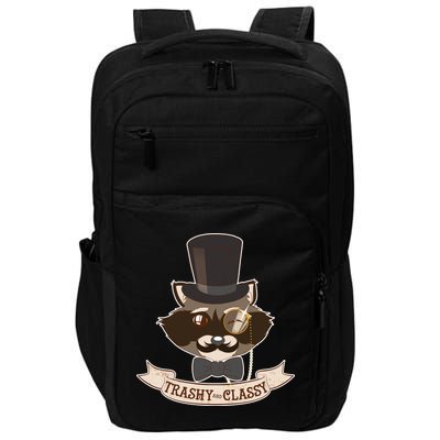 Fancy Trashy Classy Raccoon Impact Tech Backpack