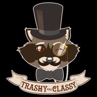 Fancy Trashy Classy Raccoon Impact Tech Backpack