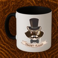 Fancy Trashy Classy Raccoon Mug