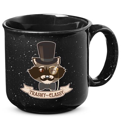 Fancy Trashy Classy Raccoon 15oz Campfire Ceramic Mug