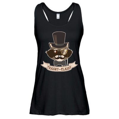 Fancy Trashy Classy Raccoon Ladies Essential Flowy Tank