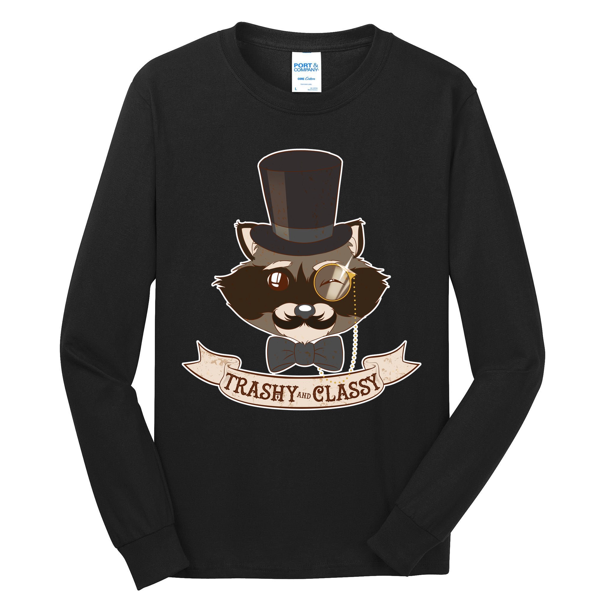 Fancy Trashy Classy Raccoon Tall Long Sleeve T-Shirt