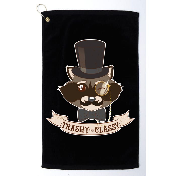 Fancy Trashy Classy Raccoon Golf Towel