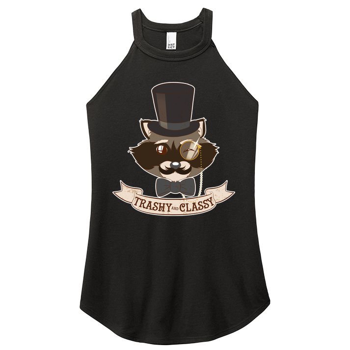 Fancy Trashy Classy Raccoon Women's Perfect Tri Rocker Tank