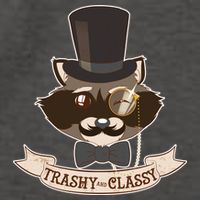 Fancy Trashy Classy Raccoon Vector Backpack