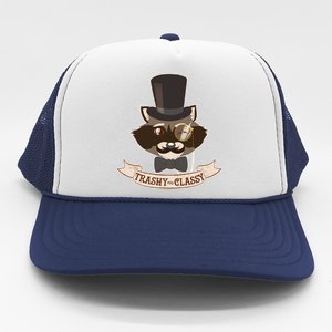 Fancy Trashy Classy Raccoon Trucker Hat