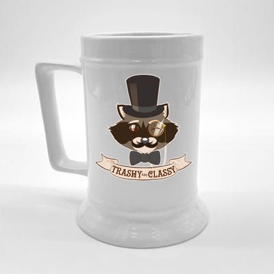 Fancy Trashy Classy Raccoon Beer Stein