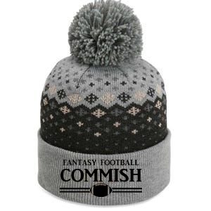 Fantasy Football Commish The Baniff Cuffed Pom Beanie