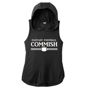 Fantasy Football Commish Ladies PosiCharge Tri-Blend Wicking Draft Hoodie Tank