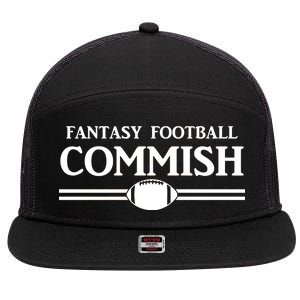 Fantasy Football Commish 7 Panel Mesh Trucker Snapback Hat