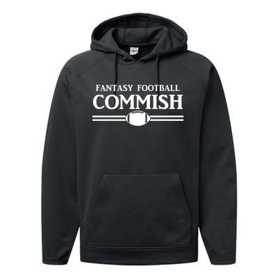 Fantasy Football Commish Performance Fleece Hoodie