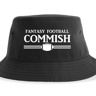 Fantasy Football Commish Sustainable Bucket Hat