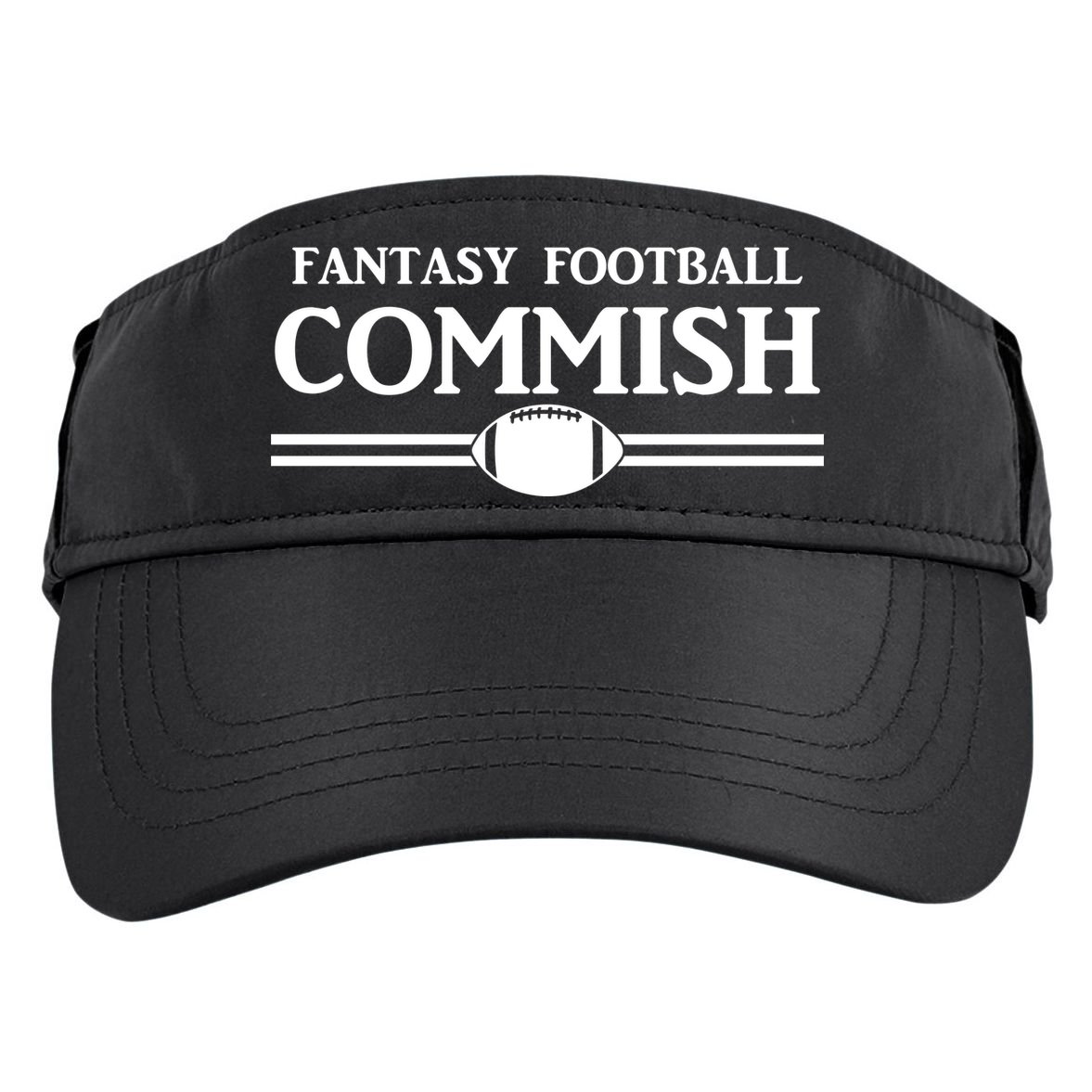 Fantasy Football Commish Adult Drive Performance Visor