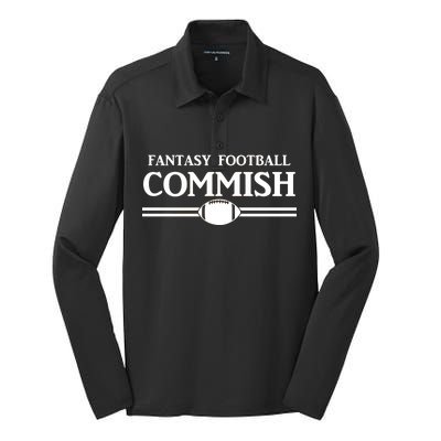 Fantasy Football Commish Silk Touch Performance Long Sleeve Polo