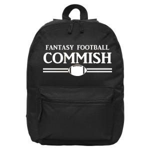 Fantasy Football Commish 16 in Basic Backpack